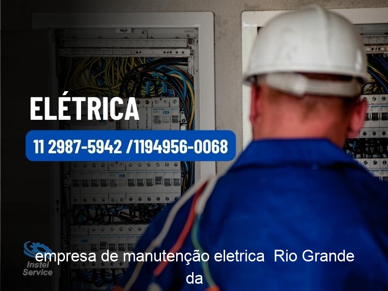 empresa de manutenção eletrica  Rio Grande da Serra